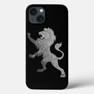 Funda Para iPhone 13 León real plateado