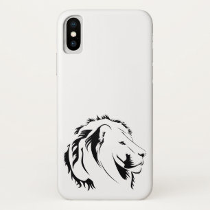 Funda Para iPhone X León Tribal 001