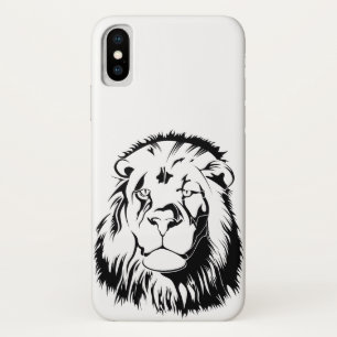Funda Para iPhone X León Tribal 002