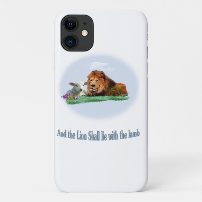 Funda De Case-Mate Para iPhone León y cordero (Reverso)