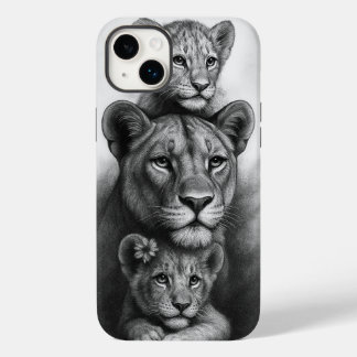 Funda Para iPhone 14 Plus De Case-Mate Leona y cachorros