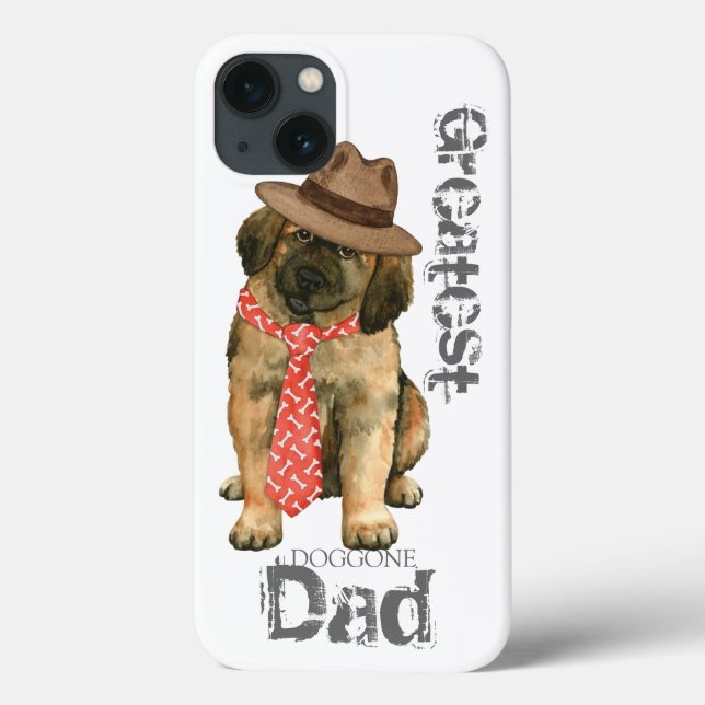 Funda De Case-Mate Para iPhone Leonberger Dad (Reverso)