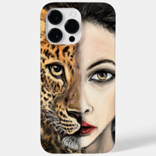 Funda Para iPhone 14 Pro Max De Case-Mate Leopard Chica Face