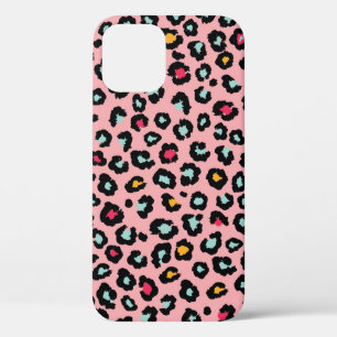Funda Para iPhone 12 Leopard Exótico: Diversión colorida sin mar.