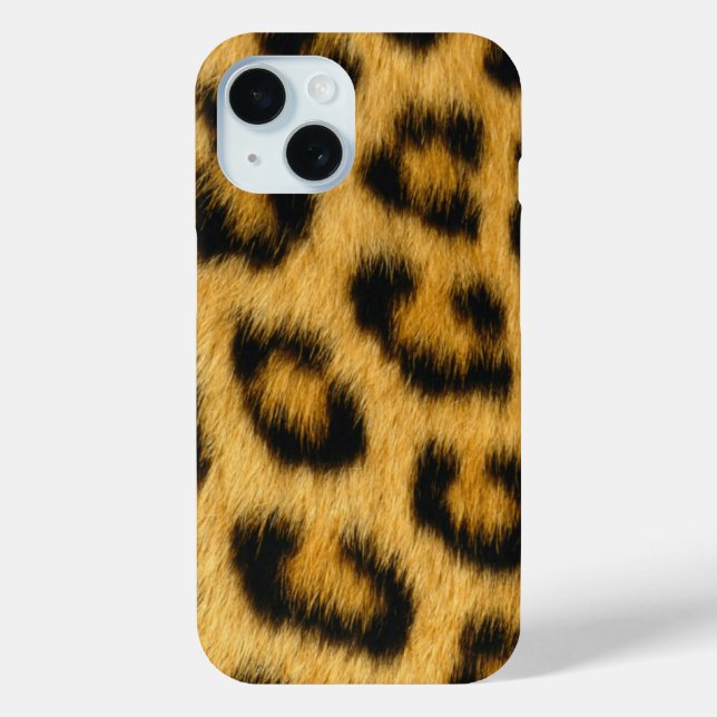 Funda De Case-Mate Para iPhone Leopard Fur (Reverso )