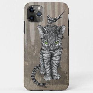 Funda Para iPhone 11 Pro Max LEOPARD Kitten Butterfly