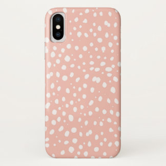 FUNDA PARA iPhone X LEOPARD PINK