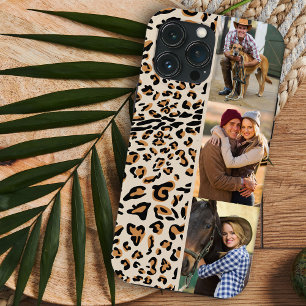 Funda Para iPhone 13 Pro Max Leopard Print 3 Vertical Photo Natural
