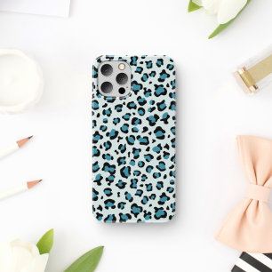 Funda Para iPhone 11 Leopard Print, Leopard Spots, Blue Leopard