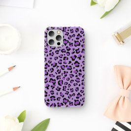 Funda Para iPhone 11 Leopard Print, Leopard Spots, Purple Leopard