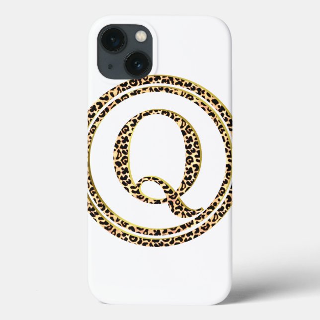 Funda De Case-Mate Para iPhone Leopard Q (Reverso)