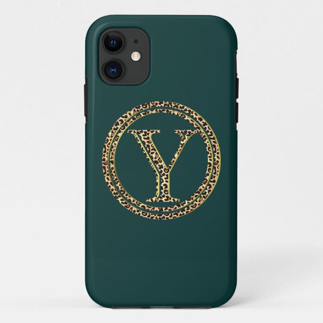 Funda De Case-Mate Para iPhone Leopard Y (Reverso)