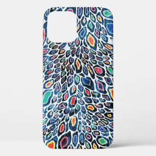 Funda Para iPhone 12 Leopardo colorido: Impresión vibrante de texturas
