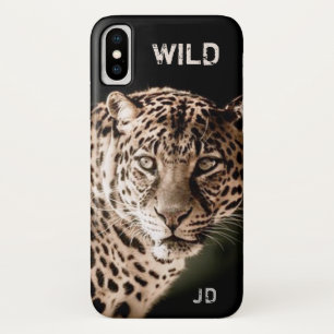 Funda Para iPhone X Leopardo con monograma