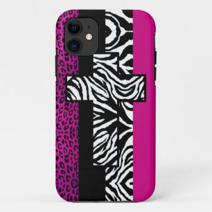 Funda Para iPhone 11 Leopardo de las rosas fuertes y estampado de