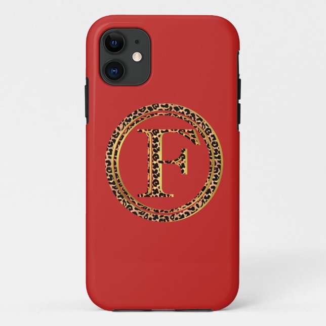 Funda De Case-Mate Para iPhone leopardo F (Reverso)