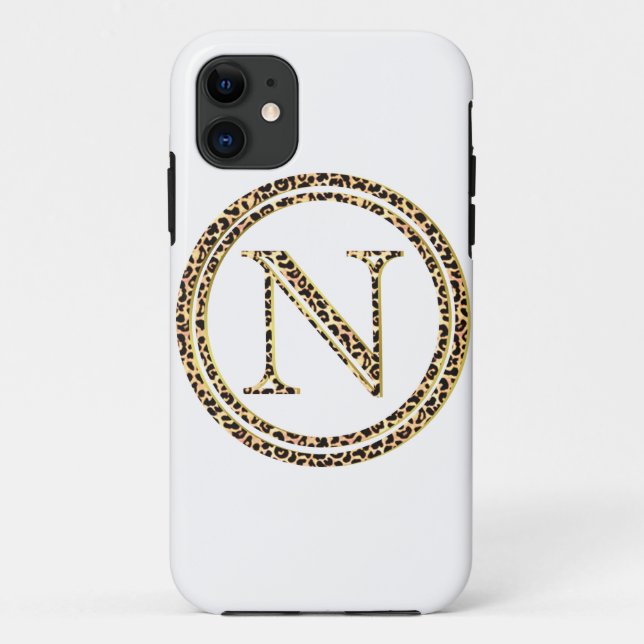 Funda De Case-Mate Para iPhone Leopardo N (Reverso)
