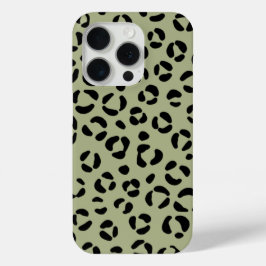 Funda Para iPhone 15 Pro Leopardo sage