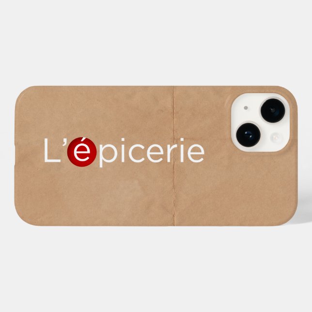 Funda De Case-Mate Para iPhone L'Épicerie (Reverso  (Horizontal))