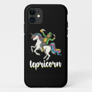 Funda Para iPhone 11 Lepricorn Duende Unicornio Día de San Patricio