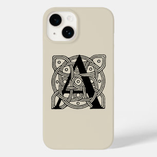 Funda Para iPhone 14 De Case-Mate Letra A Monograma Impresión de Nudo Celta Vintage