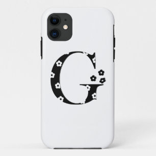 Funda Para iPhone 11 letra con motivos florales G
