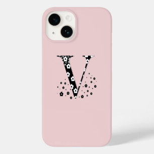 Funda Para iPhone 14 De Case-Mate letra con motivos florales V