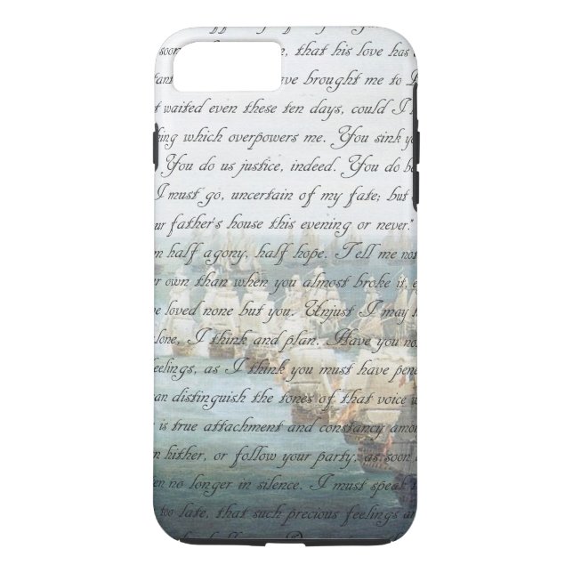 Funda De Case-Mate Para iPhone Letra de la persuasión (Reverso)