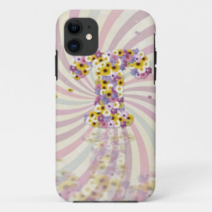 Funda Para iPhone 11 Letra de las flores T