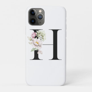 Letra de monograma H | Funda para iPhone 11 Pro