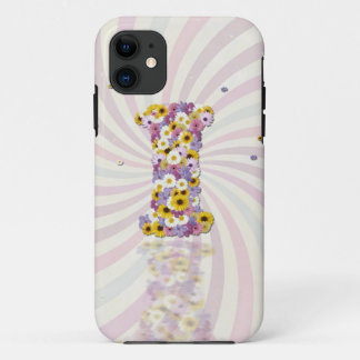 Funda Para iPhone 11 Letra flor I