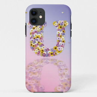 Funda Para iPhone 11 Letra flor U