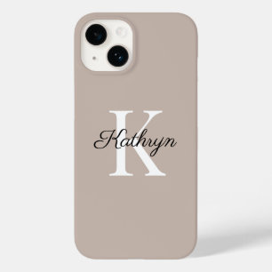 Funda Para iPhone 14 De Case-Mate Letra Inicial de Nombre con Monograma Boho
