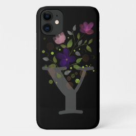 Funda Para iPhone 11 Letra inicial Y más diseño floral