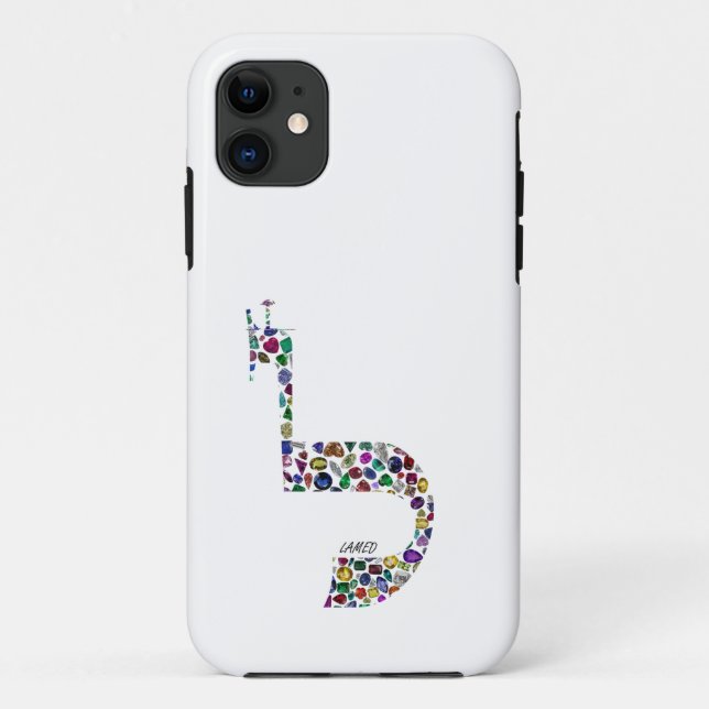 Funda De Case-Mate Para iPhone Letra 'LAMED' (Reverso)