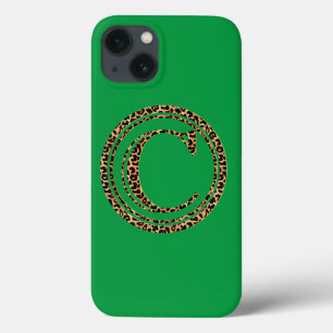 Funda Para iPhone 13 Letra leopardo C