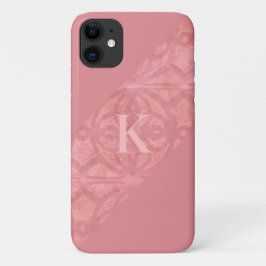 Funda Para iPhone 11 Letra rúsculo batica rosada