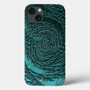 Funda Para iPhone 13 Letras de mar girando.....
