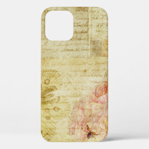 Funda Para iPhone 12 Letras vintage del libro de texto