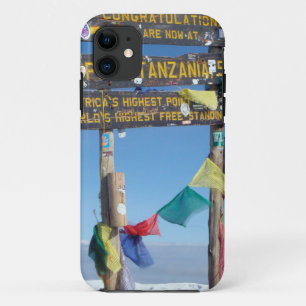 Funda Para iPhone 11 Letrero en la cima del Kilimanjaro Kenia