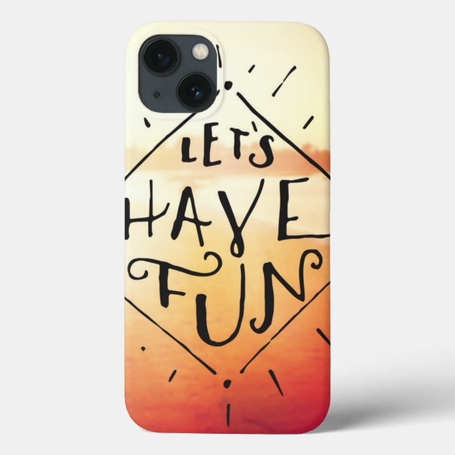 Funda De Case-Mate Para iPhone Lets se divierte (Reverso)
