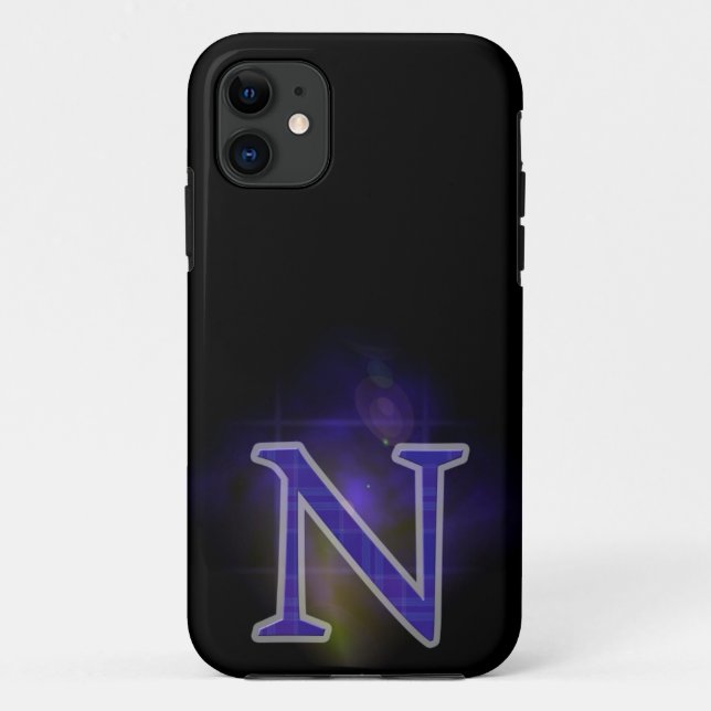 Funda De Case-Mate Para iPhone Letter N (Reverso)