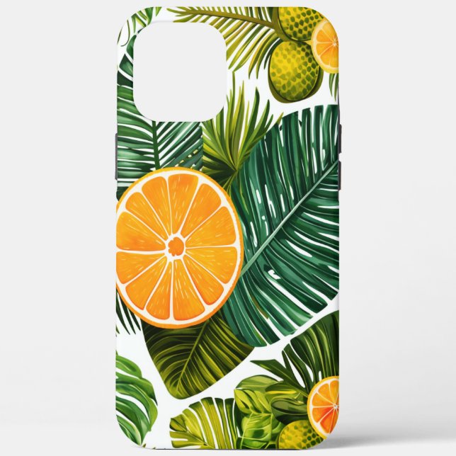 Funda De Case-Mate Para iPhone Leuchtende Orangengarten-Melodie (Reverso )