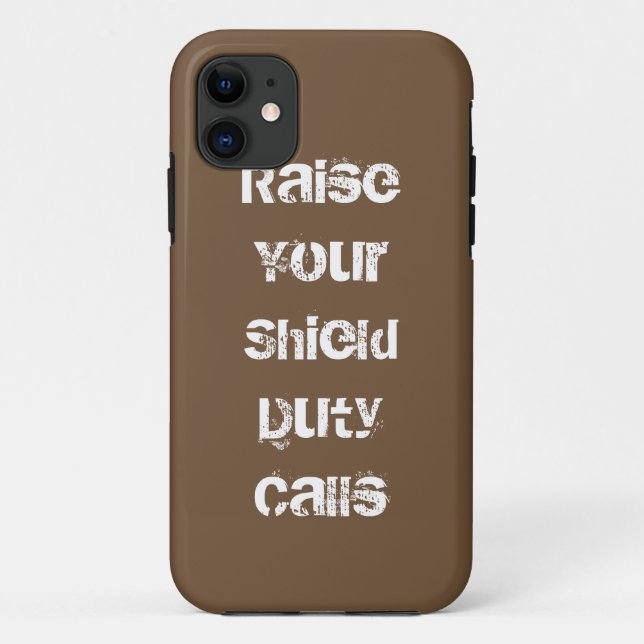 Funda De Case-Mate Para iPhone Levanta Tu Escudo (Reverso)
