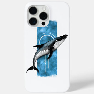 Funda Para iPhone 15 Pro Max Leviatán Ceruleano: Majestad de la ballena azul