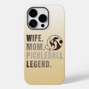 Funda Para iPhone 14 Pro De Case-Mate Leyenda de bola de piquetes de la esposa mamá - La