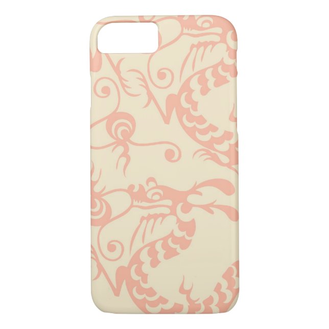Funda De Case-Mate Para iPhone Leyenda Del Dragón Rosa (Reverso)