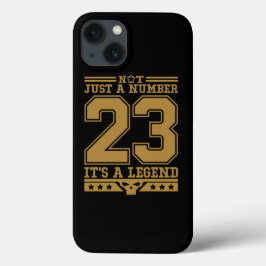 Funda Para iPhone 13 Leyenda del número 23