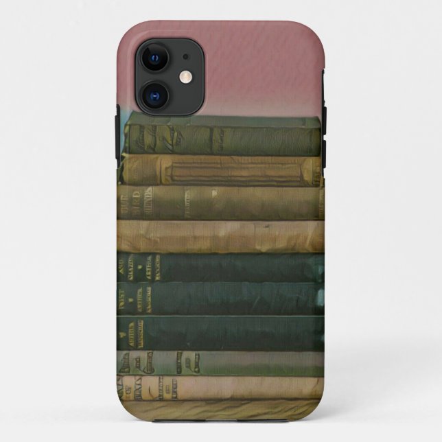 Funda De Case-Mate Para iPhone Leyendo regalo de arte (Reverso)
