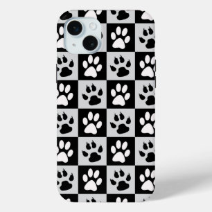 Funda Para iPhone 15 Mini Leyes y patas blancas negras
